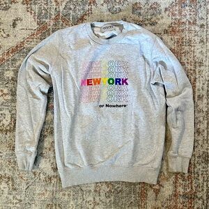 New York or Nowhere sweatshirt, rainbow, pride, lgbtq